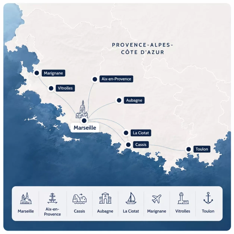 prise en charge marseille et alentours en VTC